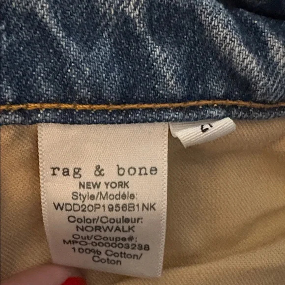 rag & bone Distressed Blue Jean Short Bundle - Picture 7 of 10